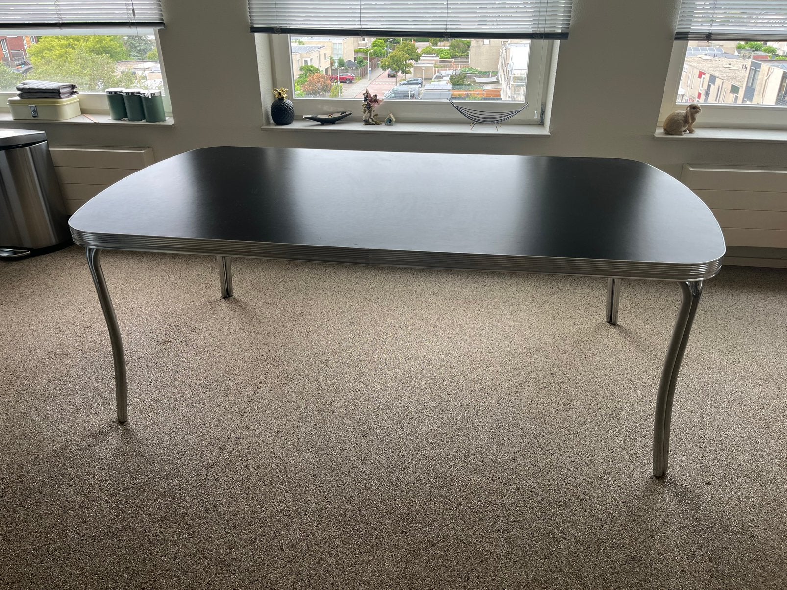 Bel Air Retro Eettafel, Huis en Inrichting, Ophalen, 200 cm of meer, 50 tot 100 cm, Zo goed als nieuw