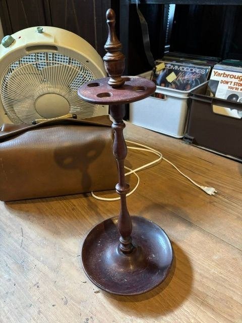 standaard brocante hout pijpenstandaard ?, Ophalen of Verzenden
