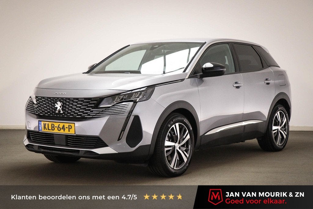 Peugeot 3008 1.6 HYbrid 225 Allure | SOH 99% | LED | DAB | A, Stof, Met garantie (alle), Plug-in hybride, Hybride Elektrisch/Benzine