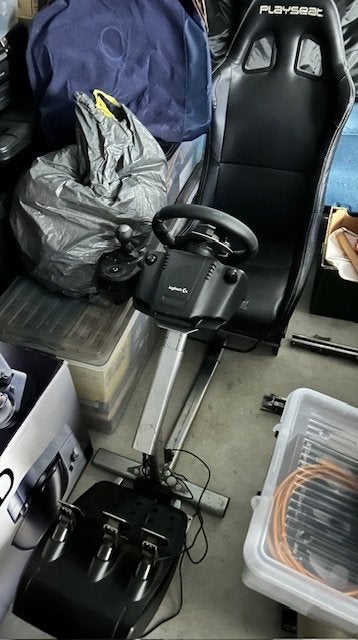 Playseat Racing Simulator + Logitech G29 Stuur & Pedalen, Ophalen, Gebruikt, Playseat of Racestoel, PlayStation 3