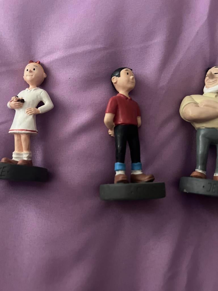 poppetjes Suske, Wiske en Jerommeke, Verzamelen, Stripfiguren, Ophalen of Verzenden, Suske en Wiske, Zo goed als nieuw, Beeldje of Figuurtje