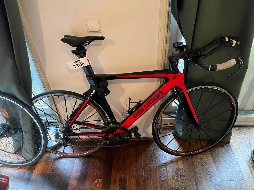 Triathlon fiets - Full carbon -  Maat M (170-185cm), Fietsen en Brommers, 28 inch, Gebruikt, 15 tot 20 versnellingen, 53 tot 57 cm