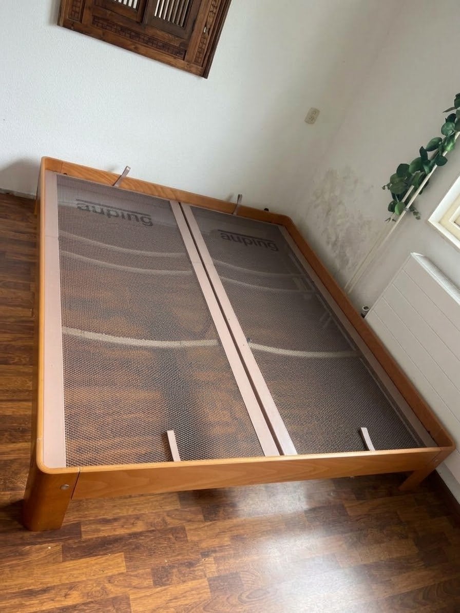 Auping Auronde bed 180x210 met spiraalbodems, Huis en Inrichting, Ophalen, 210 cm, Tweepersoons, 180 cm