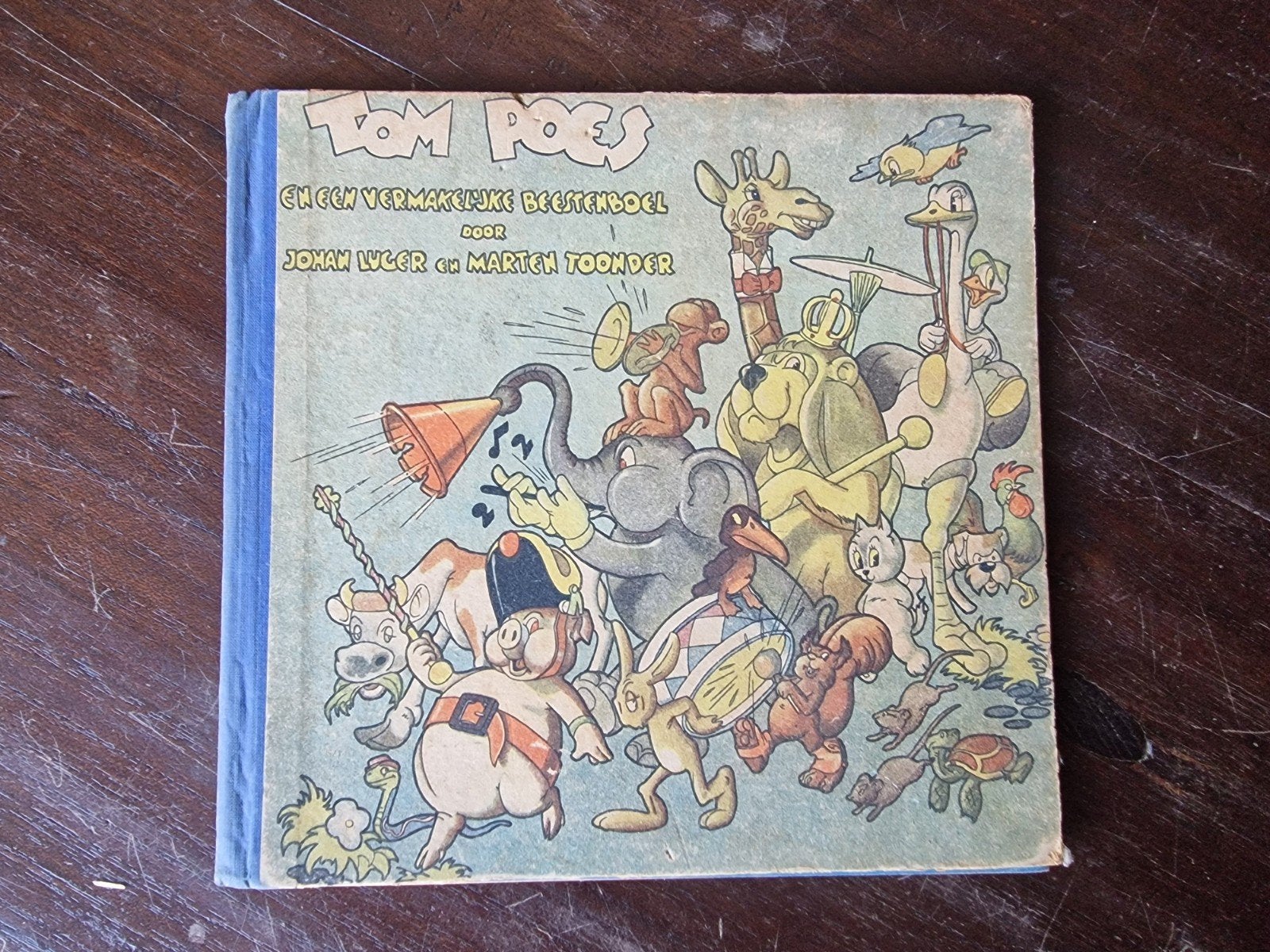 Tom Poes en een Vrolijke Beestenboel - Johan Luger, Ophalen of Verzenden, Johan Luger en Marten Toonder