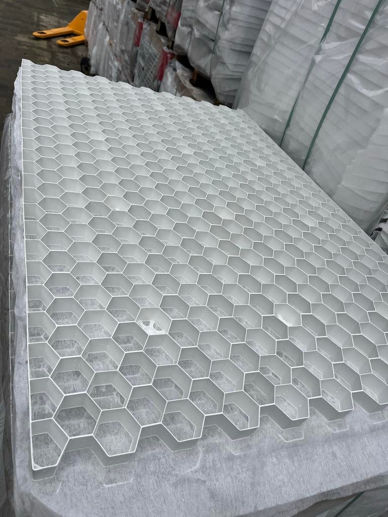 Grindrooster super sterk met drukverdeeldoek nidagravel, Tuin en Terras, Ophalen, Overige materialen, Wit, Overige typen