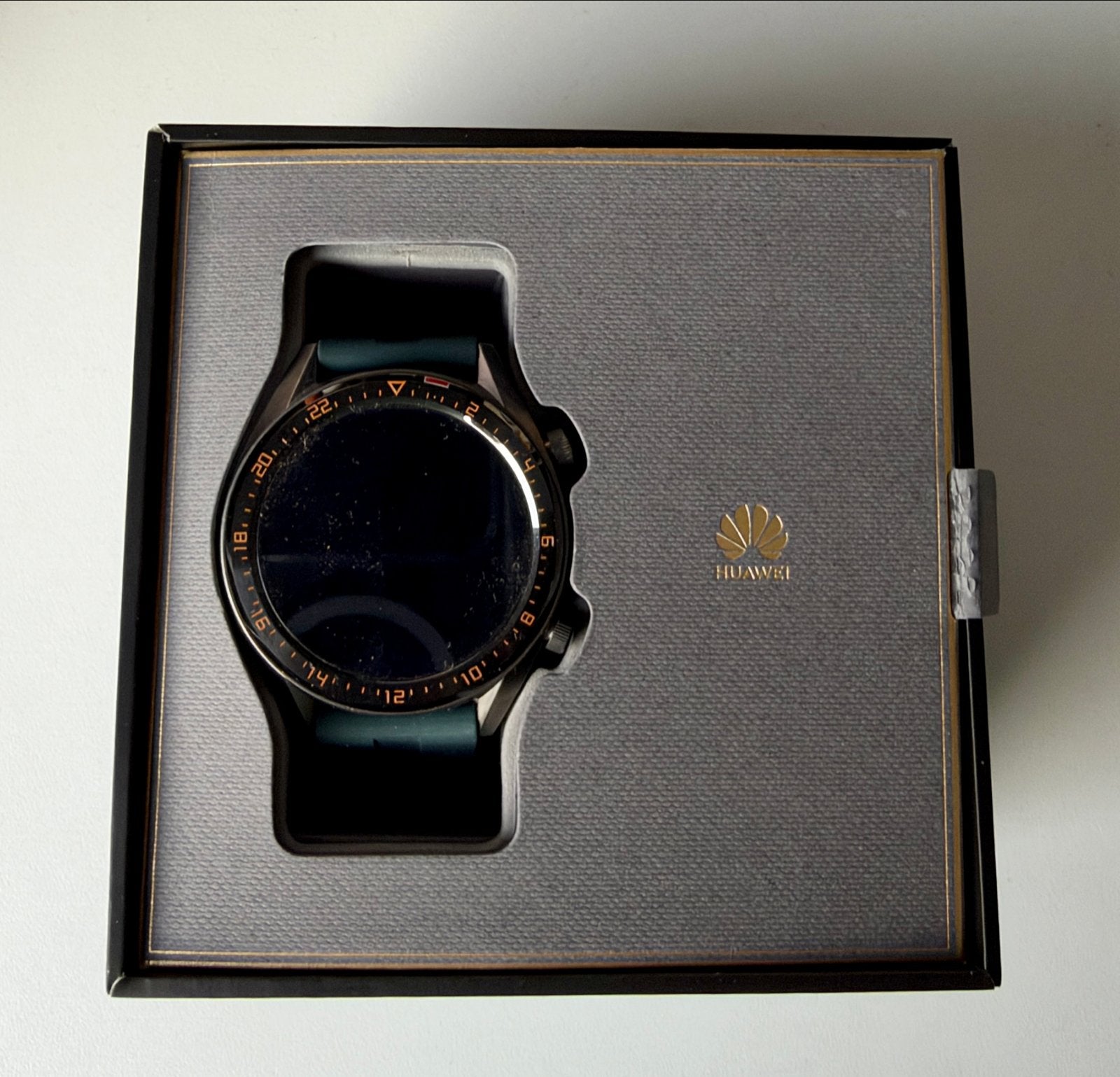 Huawei Watch GT 46mm - Titanium Grey, Ophalen, Afstand, Zo goed als nieuw, Waterdicht