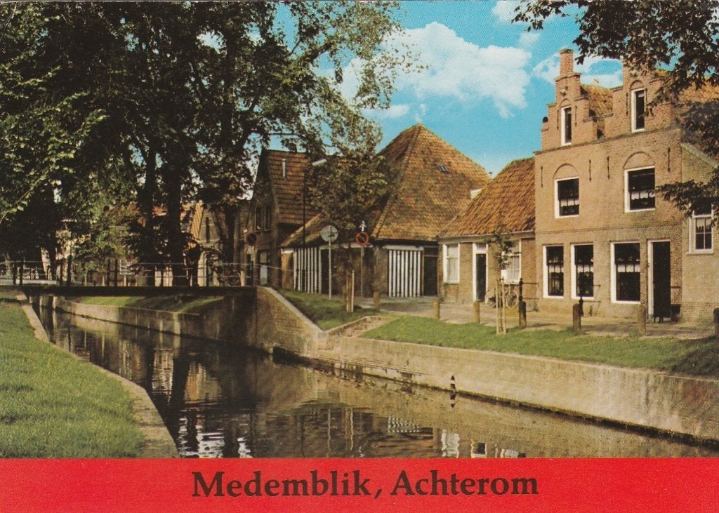 MEDEMBLIK Achterom, Verzenden, 1960 tot 1980, Ongelopen, Noord-Holland