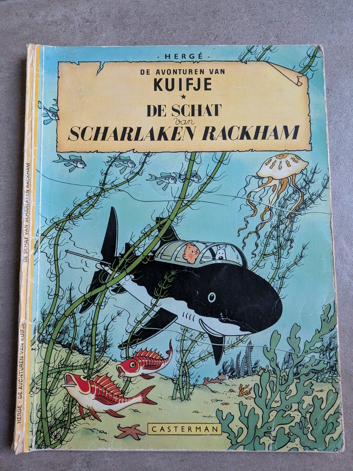 Kuifje - De Schat van Scharlaken Rackham, Boeken, Eén stripboek, Ophalen of Verzenden, Gelezen, Hergé