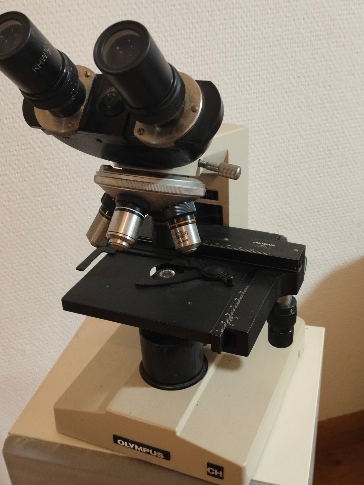 Olympus CH Binoculaire Microscoop, Ophalen of Verzenden, Gebruikt, 400x tot 1000x, Biologische microscoop