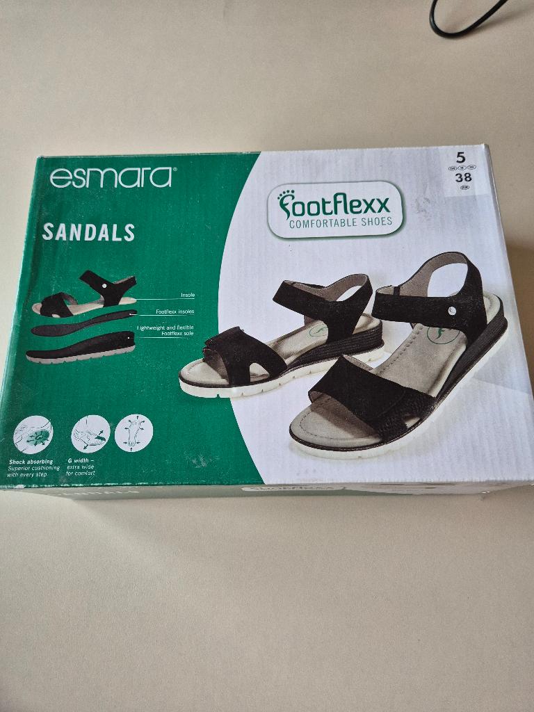 Esmara sandalen zwart maat 38 NIEUW, Kleding | Dames, Schoenen, Zwart, Nieuw, Sandalen of Muiltjes, Esmara