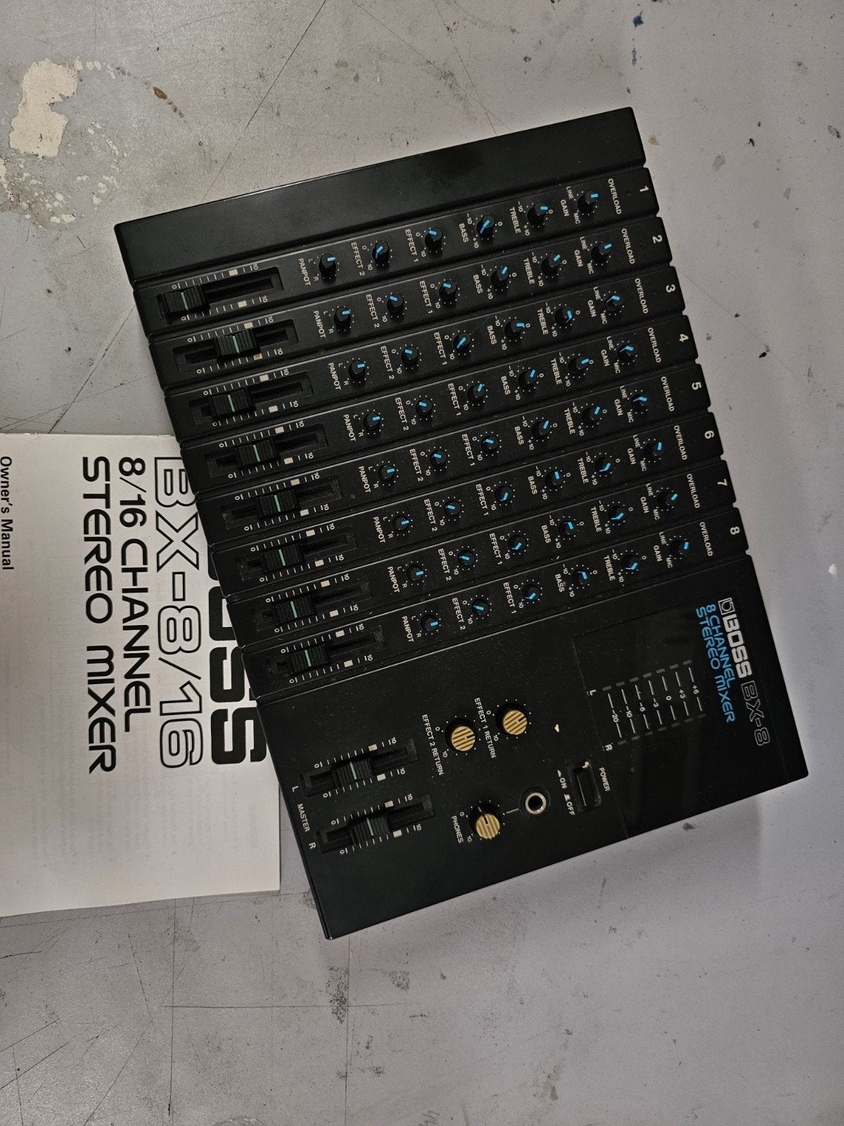 BOSS BX-8 8-kanaals stereo mixer - Gebruikt, prima staat, Ophalen