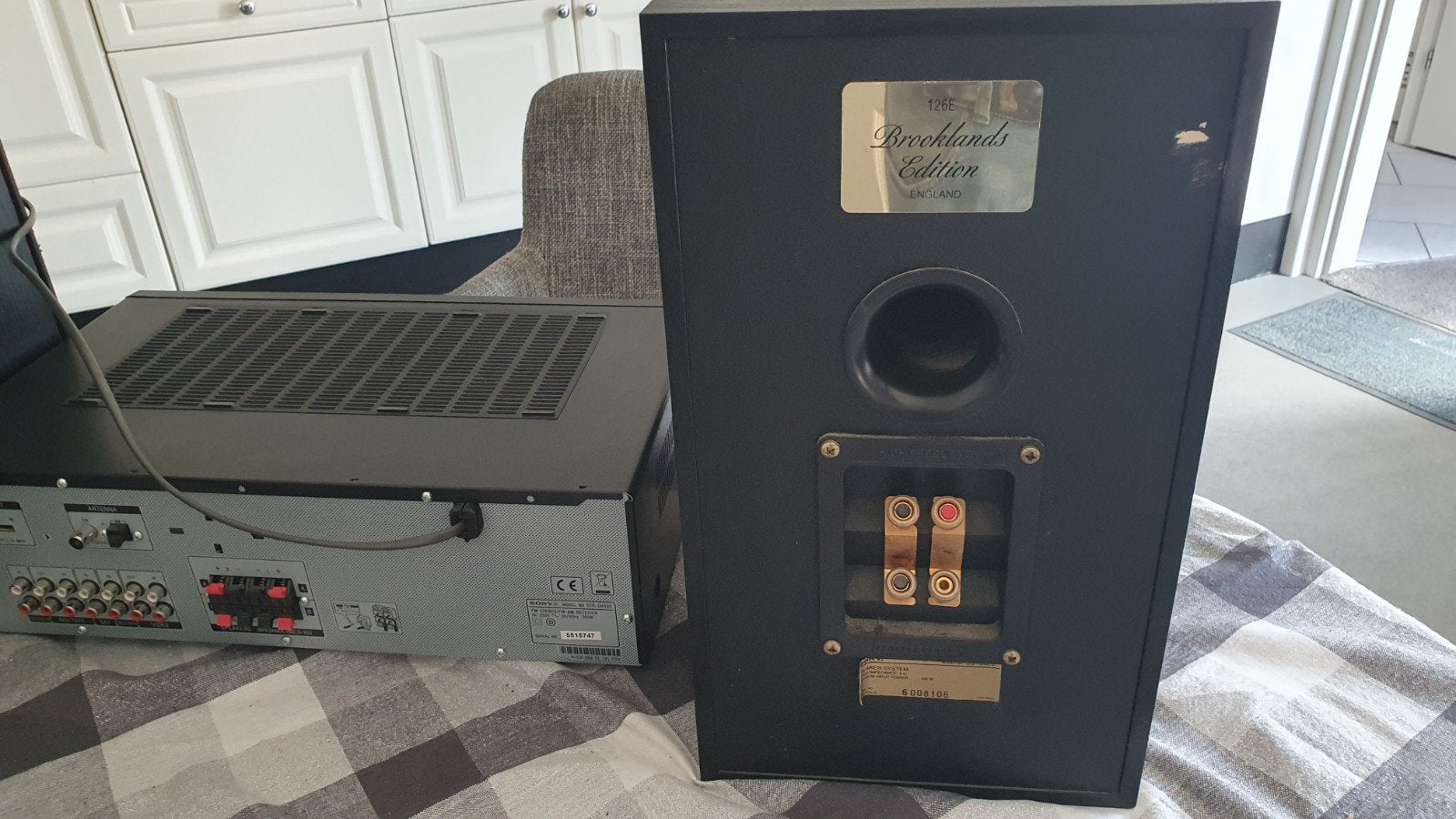 SONY radio EN versterker  2x 100watt, Ophalen, Gebruikt, Analoog
