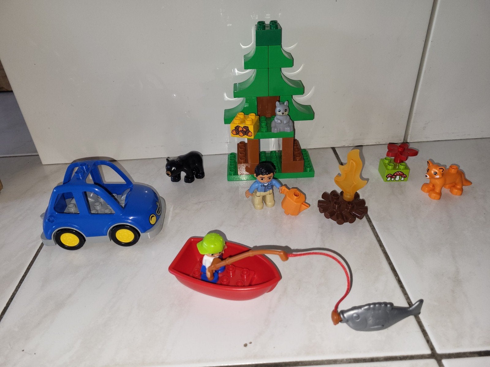 Duplo vistochtje in het bos, Gebruikt, Ophalen of Verzenden, Duplo, Duplo