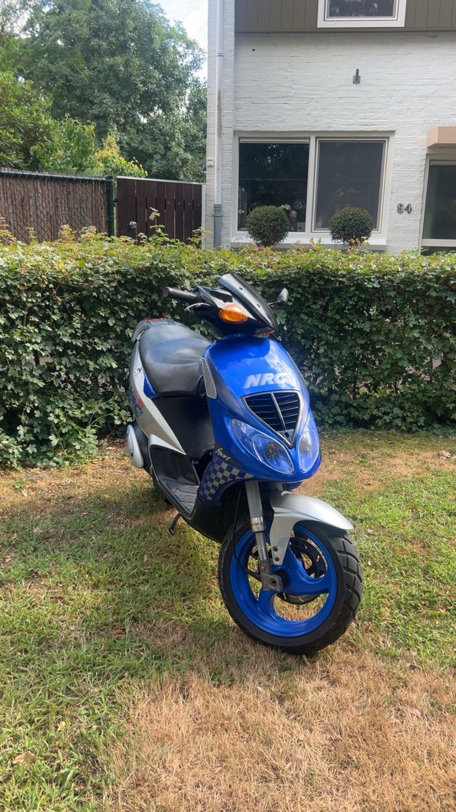 Piaggio NRG AC bromscooter - Starten en lopen!, Tweetakt, Gebruikt, Maximaal 45 km/u, NRG