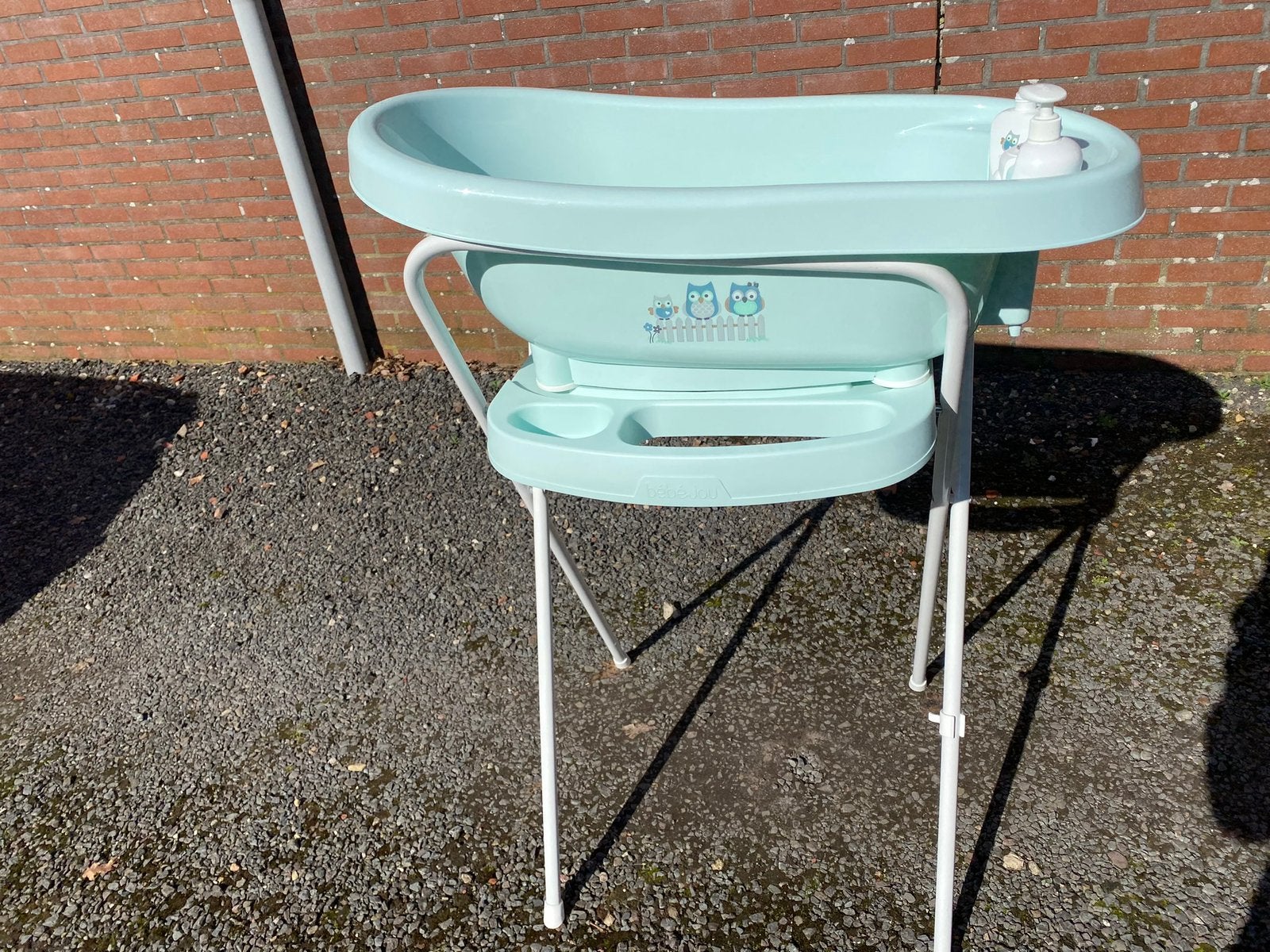 Bebe jou babybadje met thermometer mint groen, Ophalen, Zo goed als nieuw, Badje, Bébé-jou