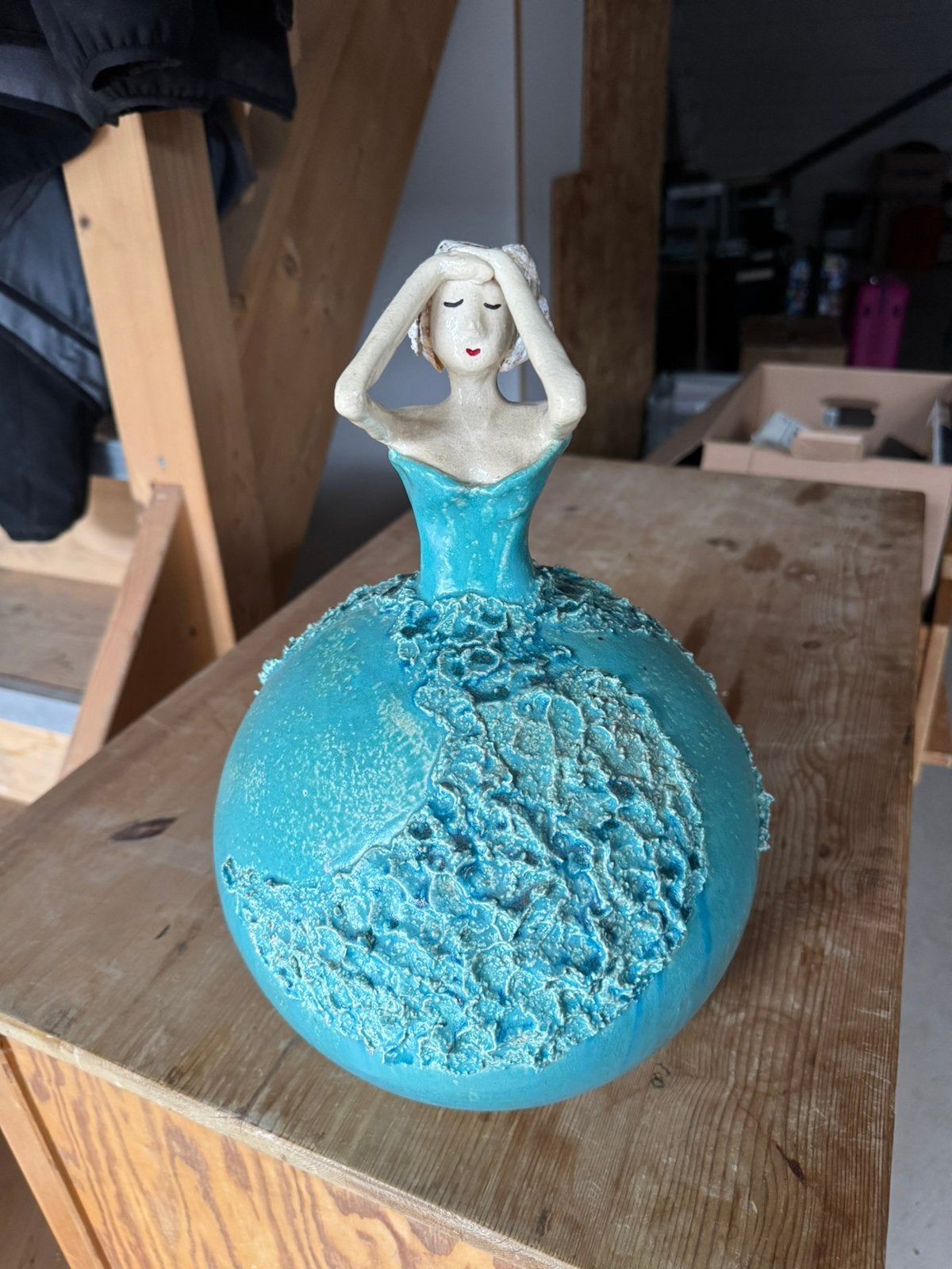 Vrouw van de wereld beeld, Verzamelen, Ophalen, Zo goed als nieuw, Fantasy