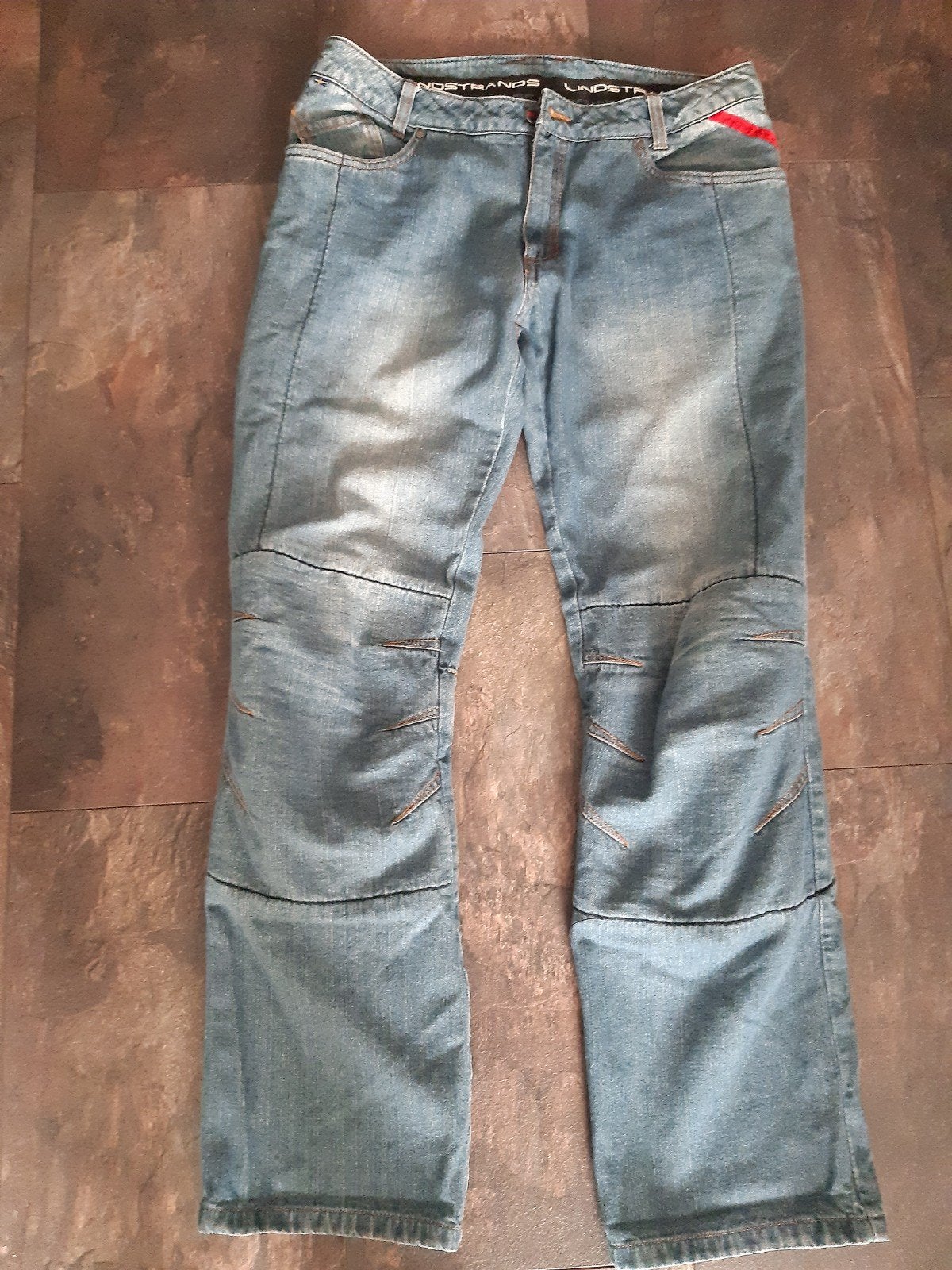 LINDSTRANDS MOTORBROEK, Ophalen of Verzenden, Blauw, W32 (confectie 46) of kleiner