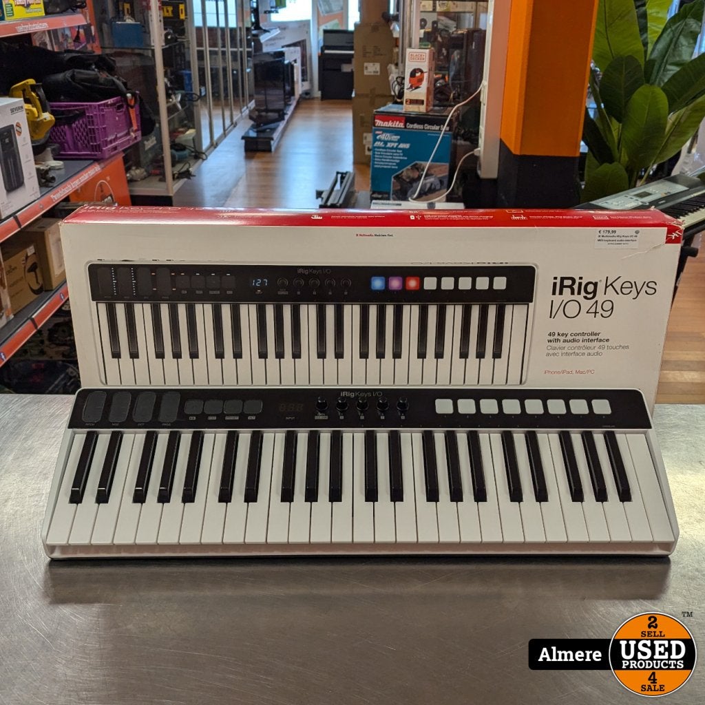 IK Multimedia iRig Keys I/O 49 MIDI-keyboard audio-interface