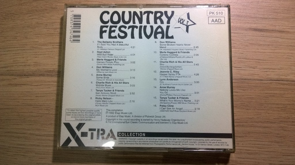 Country festival- vol 3, Ophalen, Gebruikt, Verzamelalbum, Country
