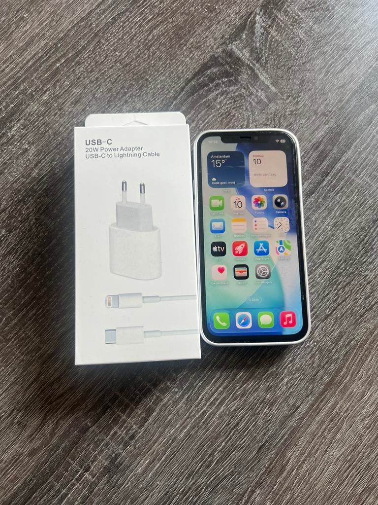 iPhone 12 128gb batterij conditie 98%., Telecommunicatie, Mobiele telefoons | Apple iPhone, 128 GB, Zwart, Ophalen of Verzenden