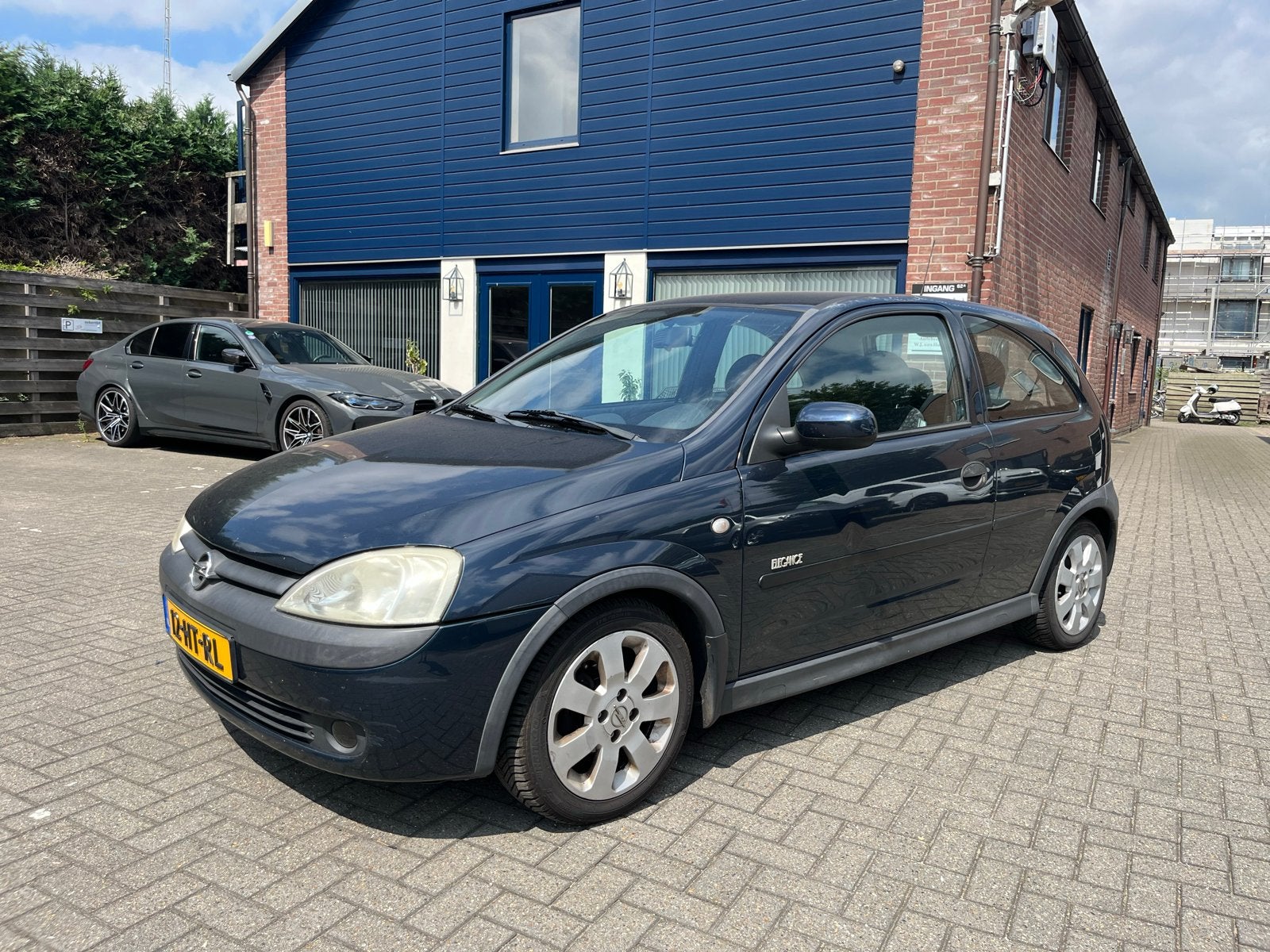 Opel Corsa 1.2 16V 3D 2001 Blauw, Auto's, Voorwielaandrijving, 450 kg, 74 pk, 31 €/maand