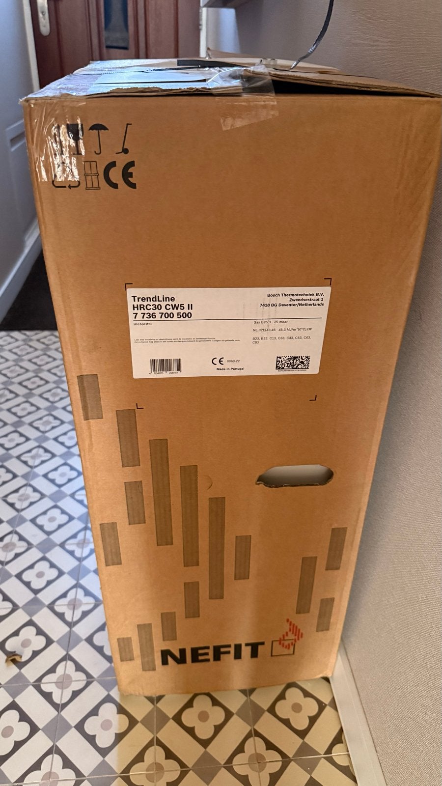 Nefit TrendLine HRC30 CWS II CV-ketel - Nieuw in doos, Doe-het-zelf en Verbouw, Verwarming en Radiatoren, Ophalen, 30 tot 80 cm