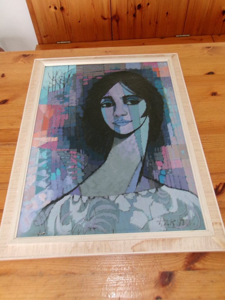 Schilderij - Hakinu ?, Antiek en Kunst, Ophalen