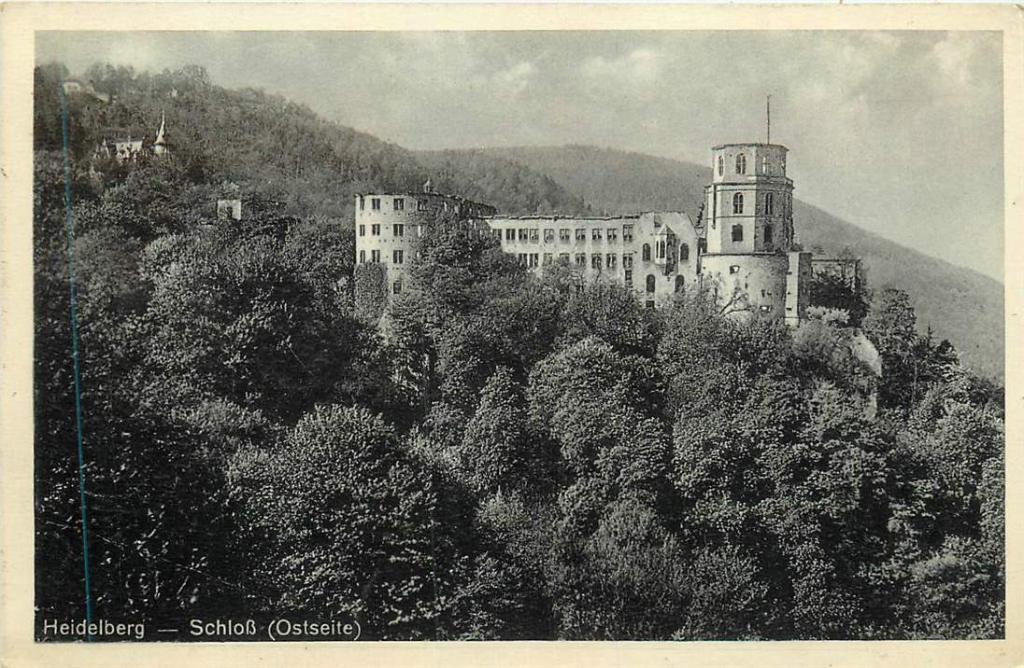 381-222-017 Heidelberg Schloss, Verzamelen, Verzenden, Voor 1920, Duitsland
