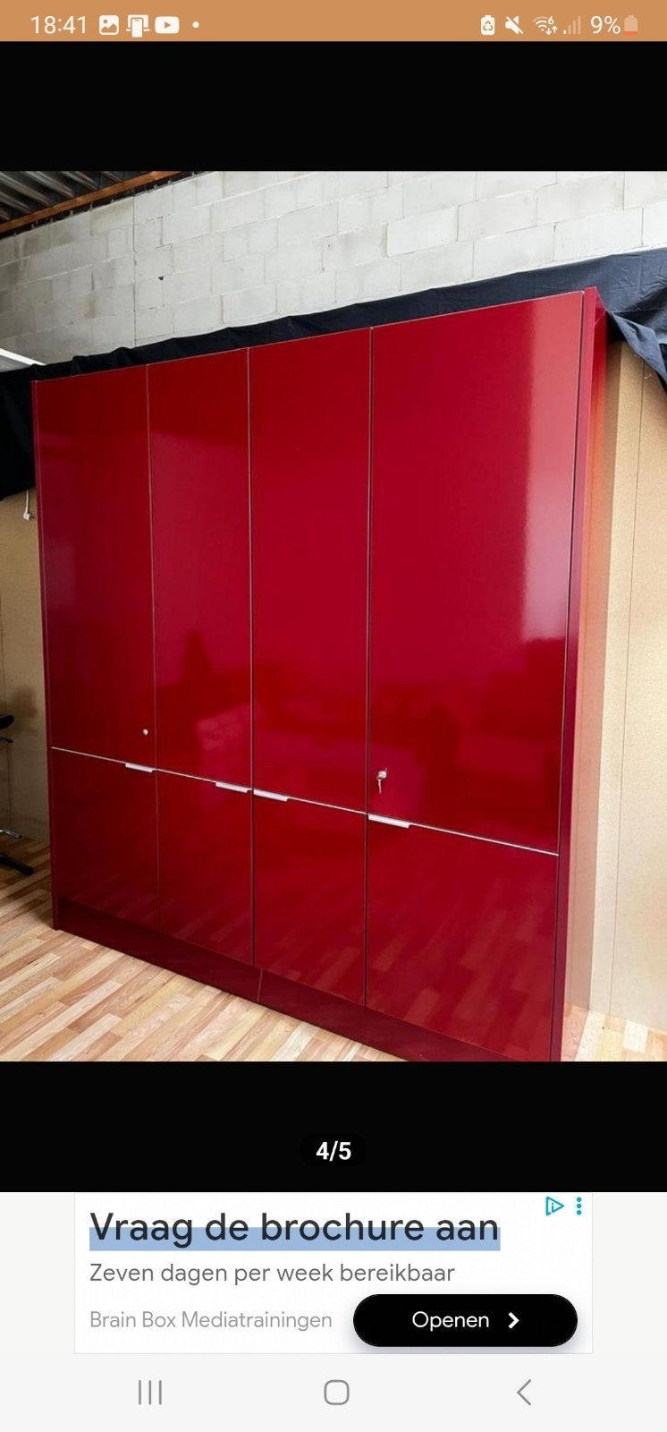2 Nieuwe Hoogglans Keukenkasten - Perfecte Opbergruimte, Ophalen of Verzenden, Nieuw