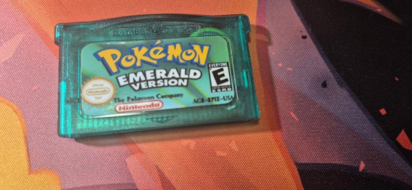 Bootleg Pokémon Emerald Version Game Boy Advance, Gebruikt, 1 speler, Ophalen of Verzenden, Role Playing Game (Rpg)