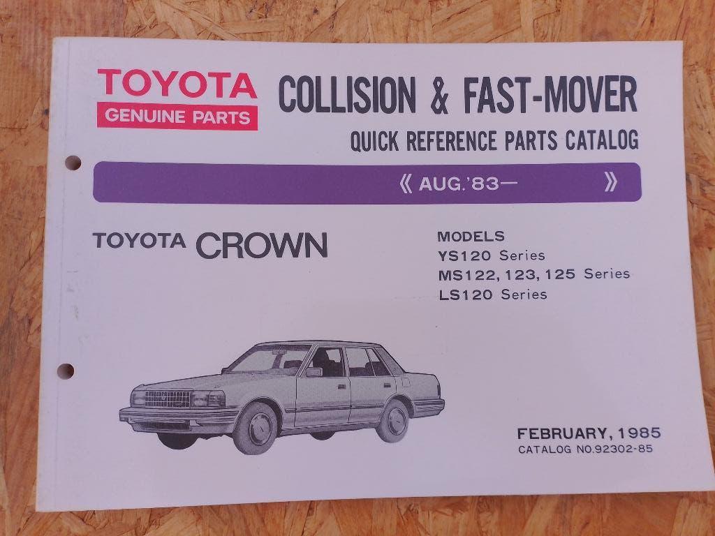 Toyota Crown 1983-85   Fast-mover  onderdelencatalogus, Ophalen of Verzenden