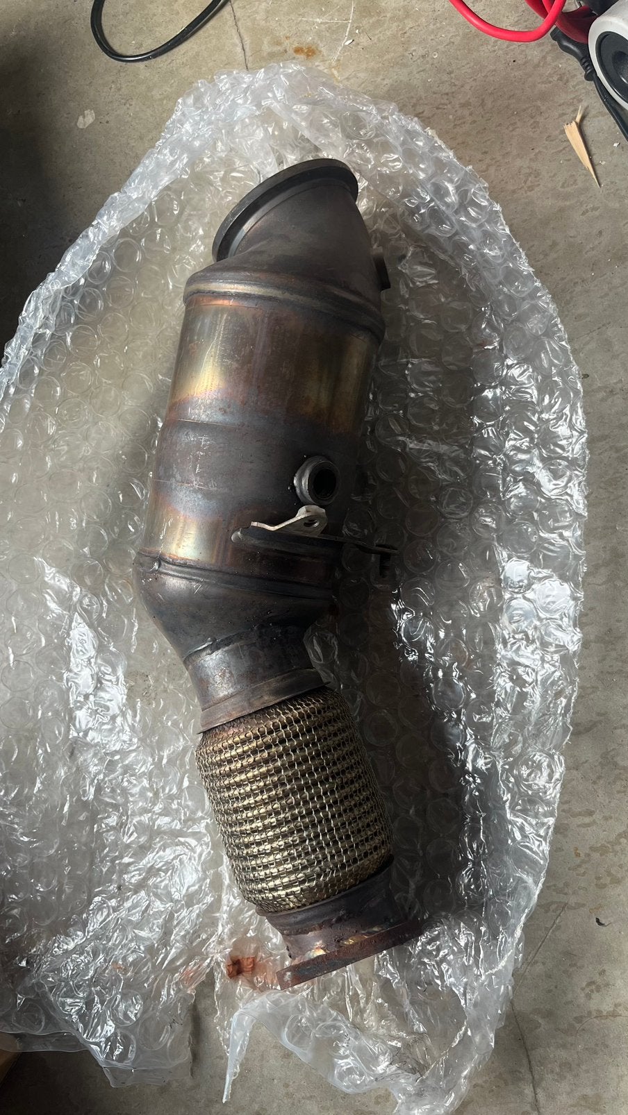 Bmw 4 serie serie downpipe met katalysator, Ophalen of Verzenden, BMW