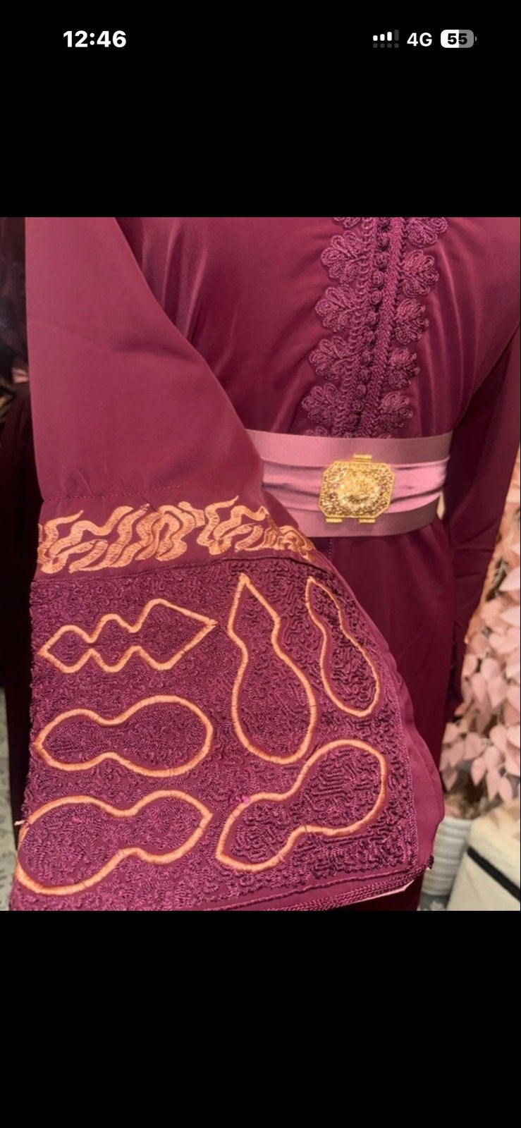 Nieuwe caftan met bijpassende riem - Diverse maten, Kleding | Dames, Ophalen of Verzenden, Nieuw, Maat 38/40 (M), Paars