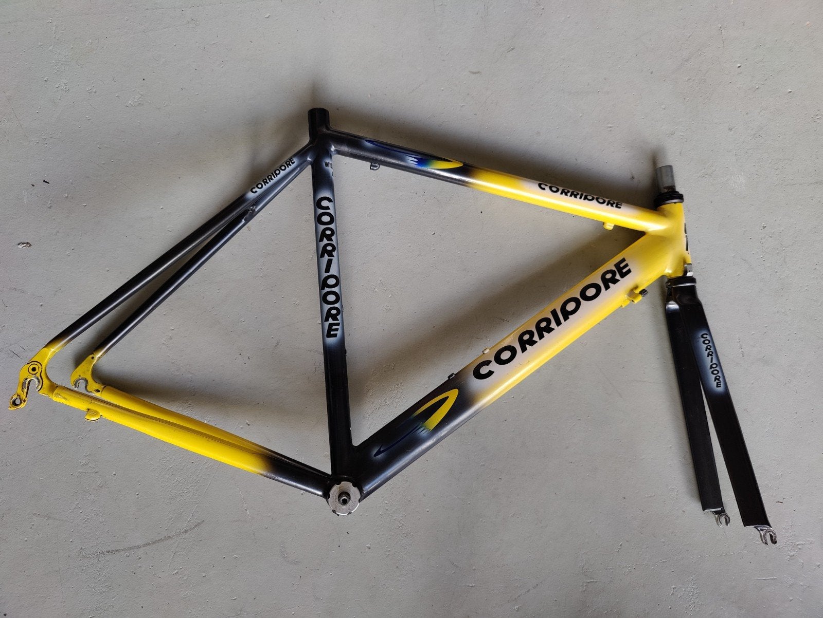 Corridore frame 56 met kinesis aero voorvork, Gebruikt, Aluminium, Meer dan 20 versnellingen, 53 tot 57 cm