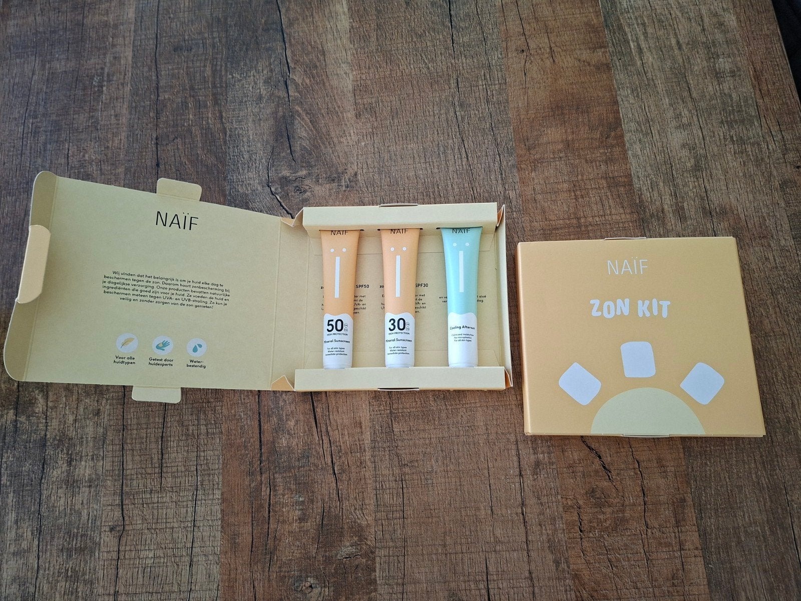NAIF Zon Kit SPF 30, 50 en afpersen- Nieuw, Ophalen, Nieuw, Zonnebrand of After Sun