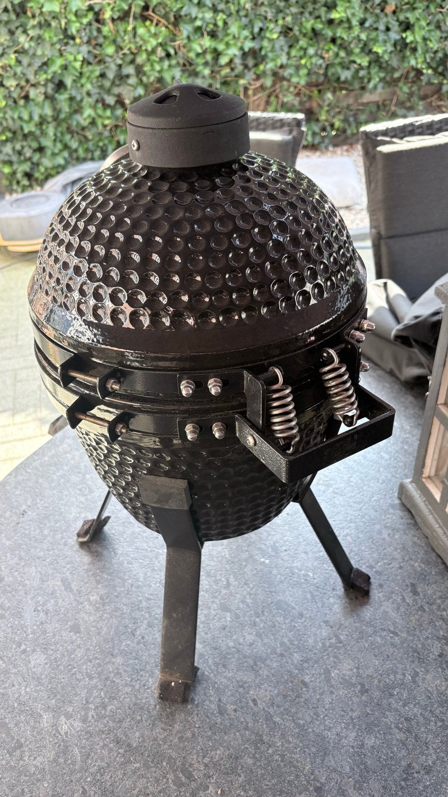 Urban Chef Kamado Barbecue extra small Zwart, Ophalen, Zo goed als nieuw