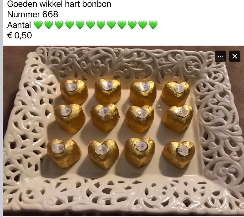 Div decoratie nep wikker bonbon bonbonas DEEL 1, Ophalen, Nieuw