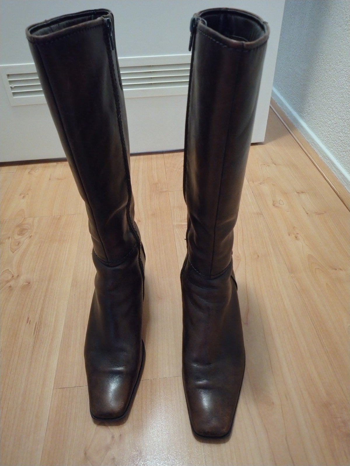 Dames laarzen, Hoge laarzen, Bruin, Ophalen of Verzenden, Gedragen