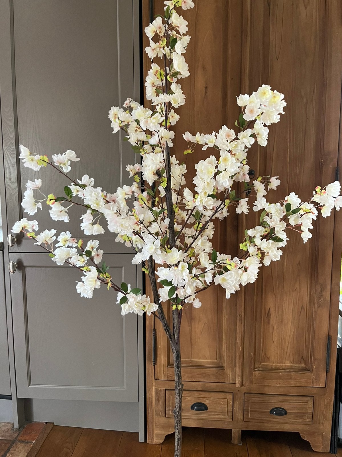 Bloesemboom, bloesem, bloemtak, kunstbloemen, Huis en Inrichting, Ophalen, Kunstbloesem, 170 cm, Wit