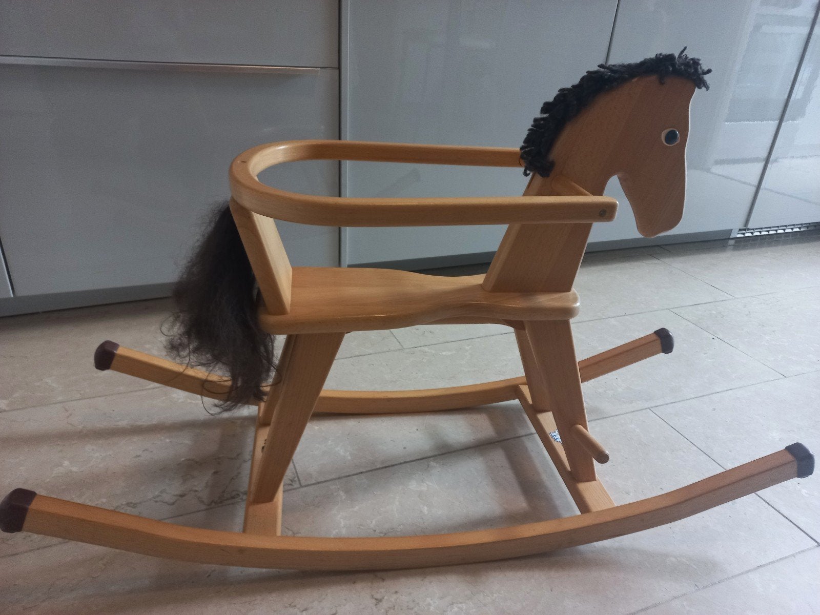 Houten schommelpaard voor kinderen, Ophalen, Gebruikt, Jongen of Meisje