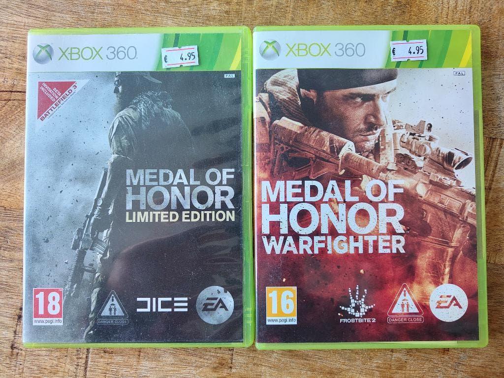 Medal of Honor Bundle Deal, Xbox 360, PAL, CIB, Gebruikt, Vanaf 18 jaar, Shooter, 1 speler