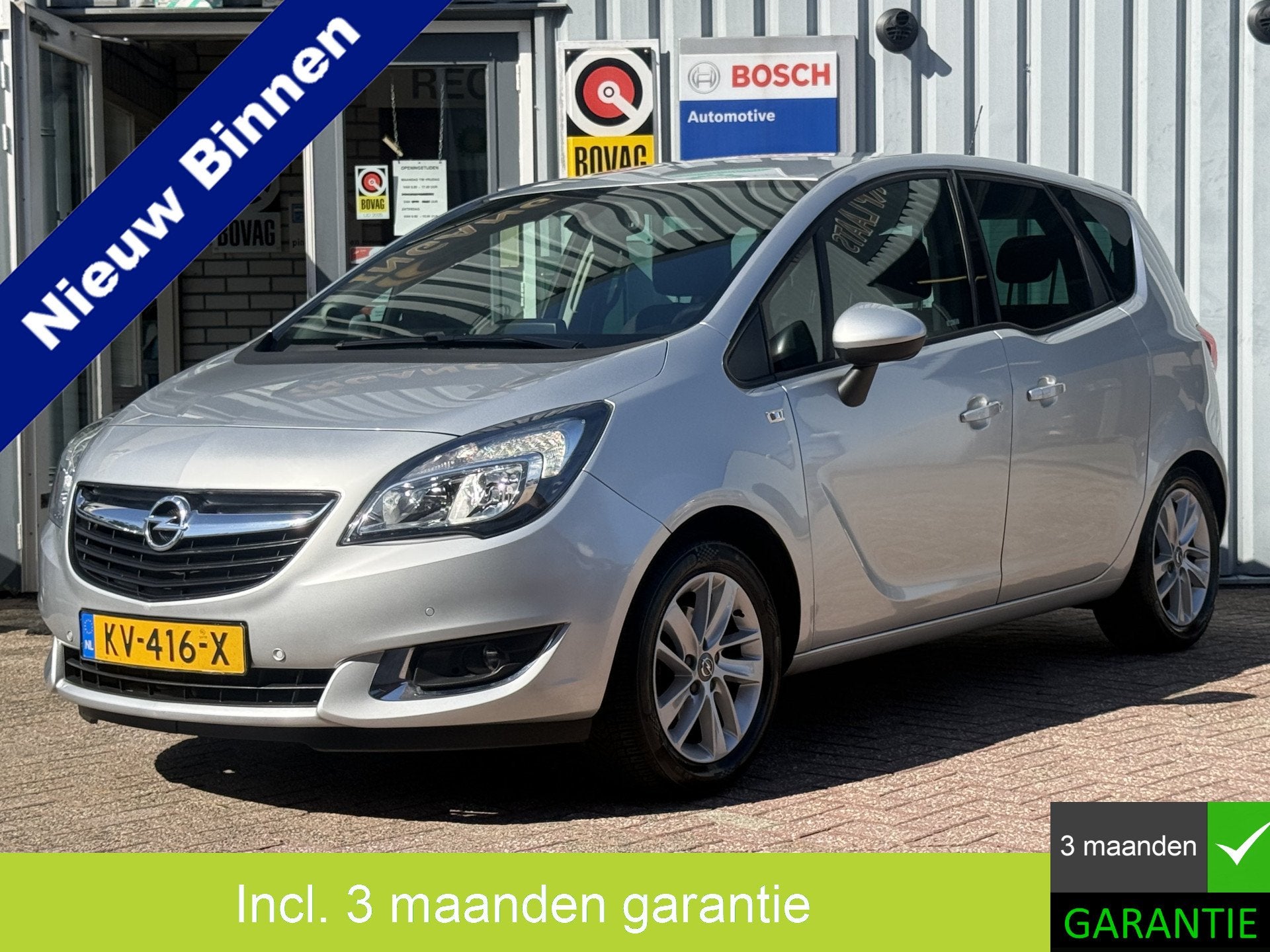Opel Meriva 1.4 Turbo Cosmo | DEALER ONDERHOUDEN | NAVI | TR, Auto's, Voorwielaandrijving, Stof, Gebruikt, 4 cilinders