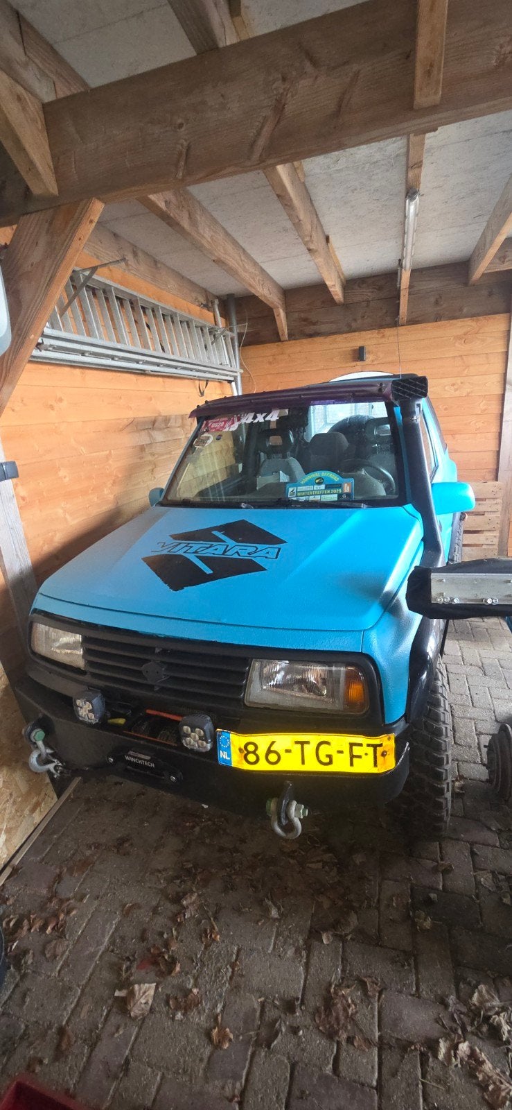 Suzuki Vitara 1.6 JLX Cabrio 16V Widetrack 4WD 1995 Groen, 1450 kg, 4 cilinders, Vierwielaandrijving, Particulier