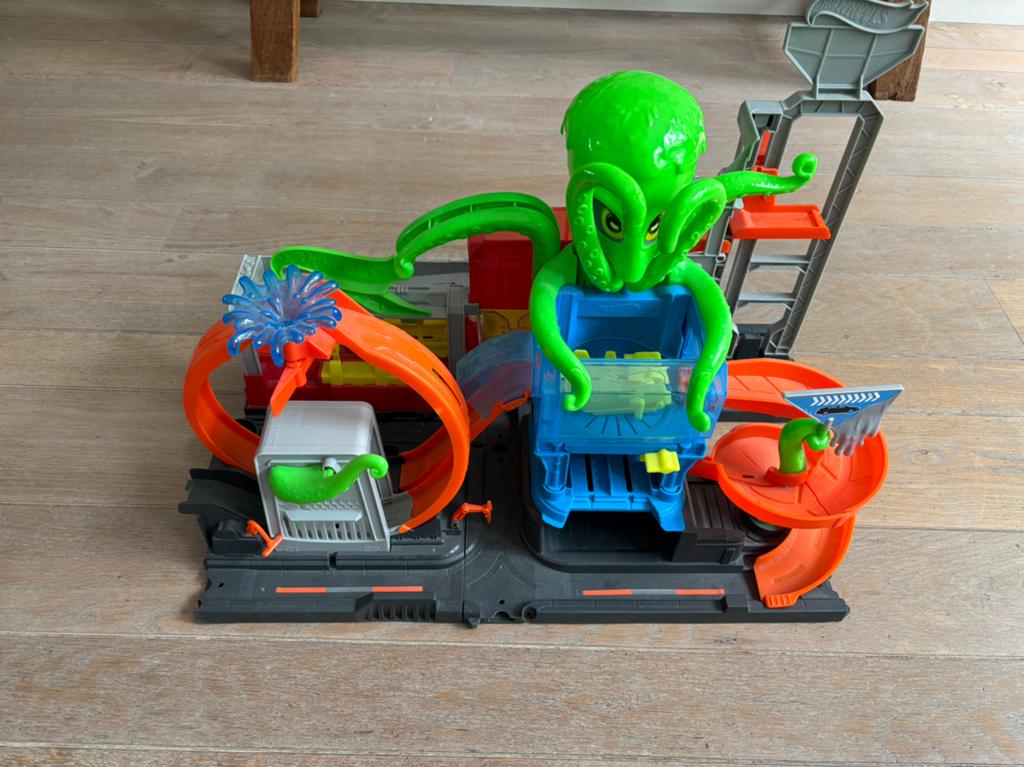 Hotwheels careash zgan, Ophalen, Racebaan, Zo goed als nieuw, Hot Wheels