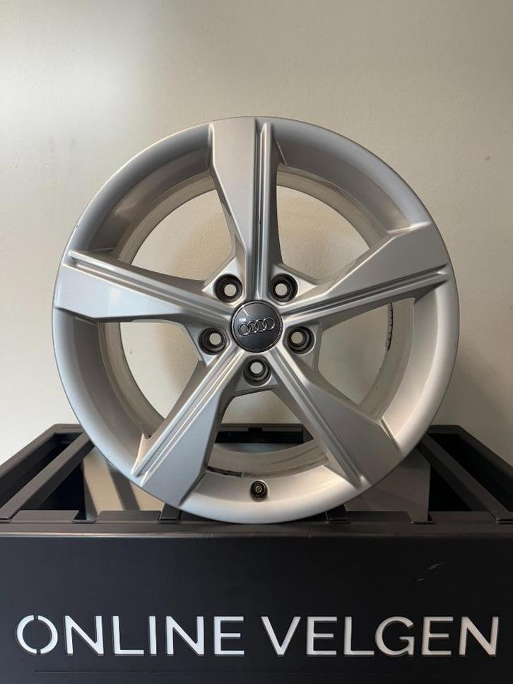 Set 17 inch Originele Audi velgen 5x112 Audi A4 B8 Audi B9, Niet ingevuld, Gebruikt, Velg(en), Niet ingevuld