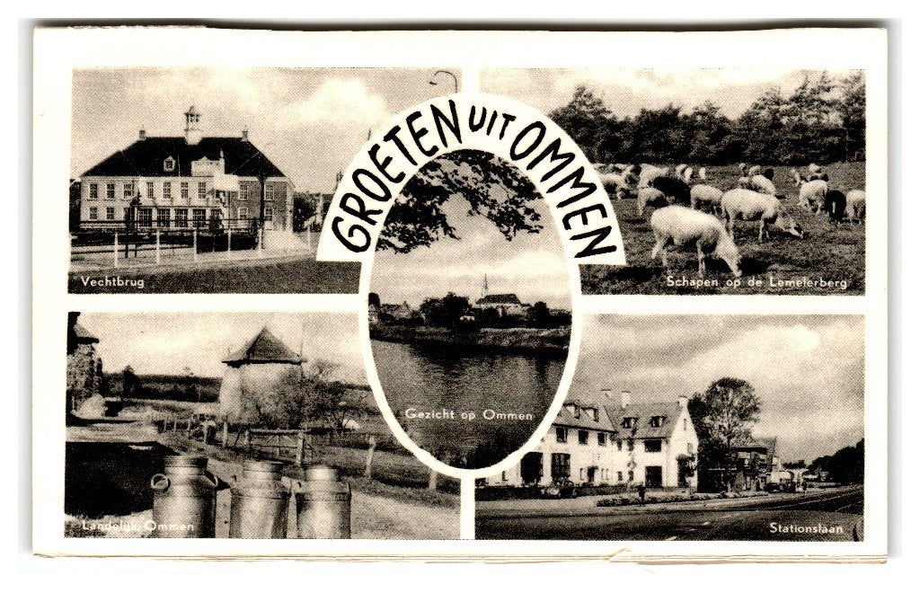 Ommen, Groeten uit Ommen - Opruimingskaart, Verzenden, 1940 tot 1960, Gelopen, Overijssel