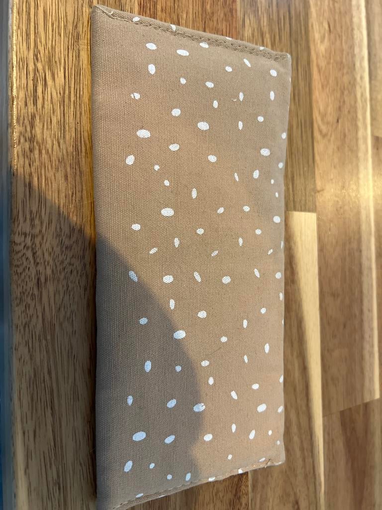 Leuke beige portemonnee met stippen en eendje, Overige merken, Gebruikt, Beige, Ophalen of Verzenden