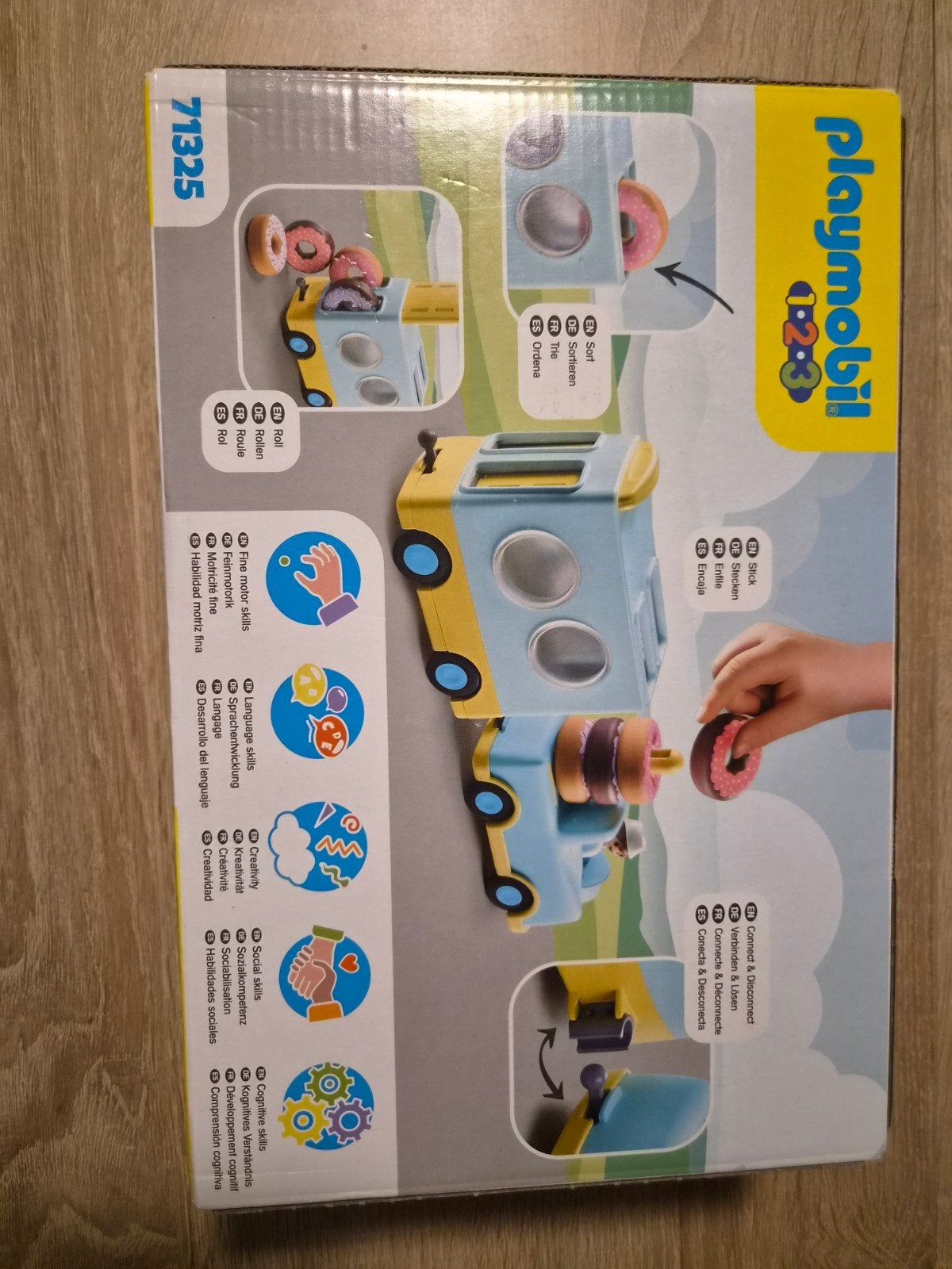 Playmobil 1.2.3. Donut Truck 71325 - Nieuw en Ongeopend, Complete set, Voertuig, 1.2.3, Nieuw