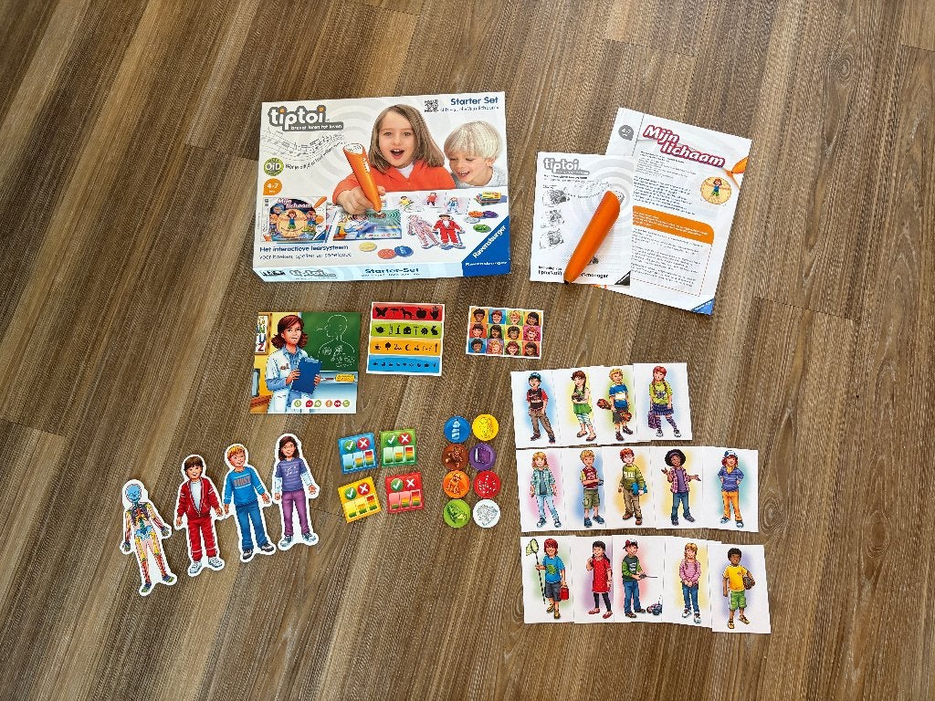 tiptoi Starter Set met 'Mijn Lichaam' en stift, Ophalen of Verzenden, Zo goed als nieuw, Taal en Lezen, Met geluid