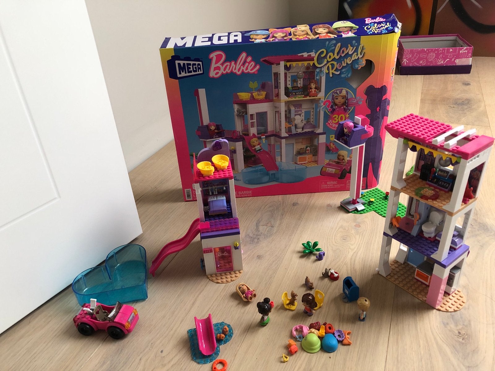 Mega Barbie Color Reveal Huis Zo Goed Als Compleet, Ophalen, Gebruikt, Overige merken